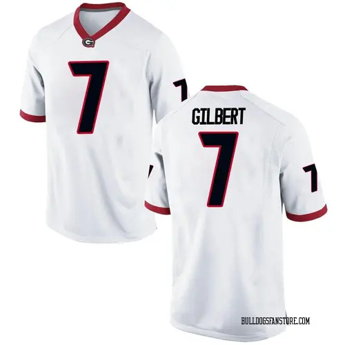 Nick Chubb Georgia Bulldogs #27 NCAA Jersey - White