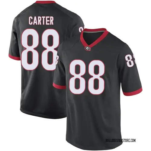 Men's Nike Jalen Carter Georgia Bulldogs Game Black Football