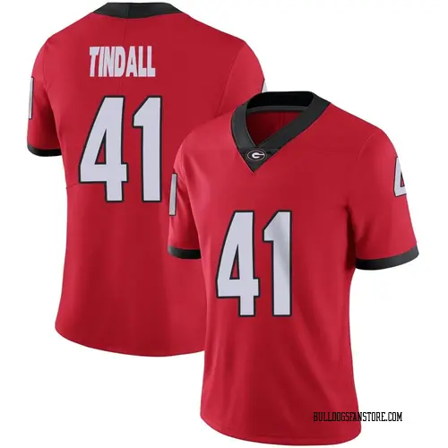 Georgia Bulldogs #41 Channing Tindall Black Mascot 100th Anniversary  College Game Jersey - Top Smart Design