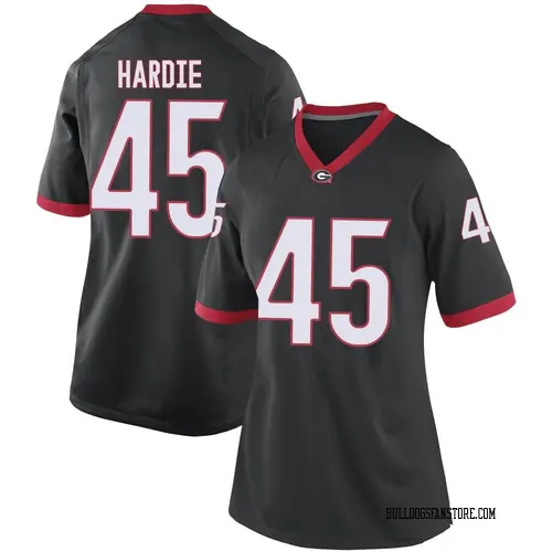 Women's Nike Jacob Hardie Georgia Bulldogs Game Black Football College Jersey