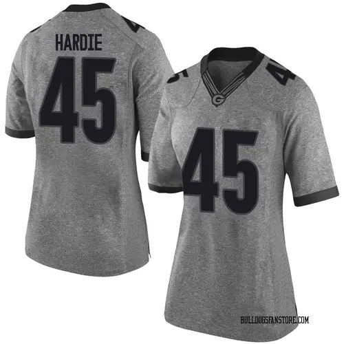 Women's Nike Jacob Hardie Georgia Bulldogs Limited Gray Football College Jersey