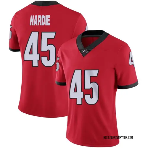 Women's Nike Jacob Hardie Georgia Bulldogs Limited Red Football Jersey