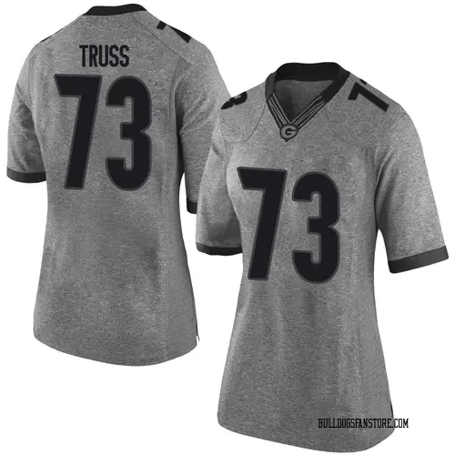 Women's Nike Xavier Truss Georgia Bulldogs Limited Gray Football College Jersey