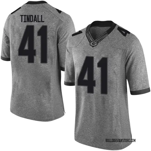 Youth Nike Channing Tindall Georgia Bulldogs Limited Gray Football College  Jersey