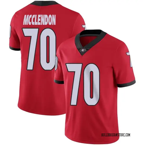 Youth Nike Warren McClendon Georgia Bulldogs Limited Red Football Jersey